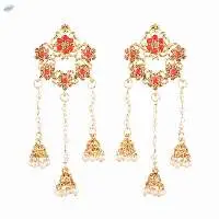 Beaded Tassel Dangle Earring Jewelry