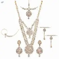 Head Chain Nose Ring Bracelet Jewelry Set