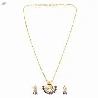 Chain Necklace Earrings Jewelry Set