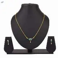 Necklace Faux Pearl Drop Earrings Jewelry Set