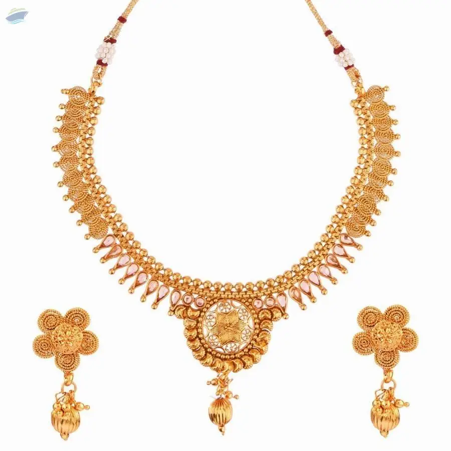 Choker Necklace Earrings Jewelry Set