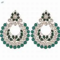 Floral Chandbali Dangle Earrings Jewelry