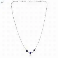 Zirconia CZ Pendant Chain Necklace Jewelry