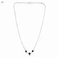 Zirconia CZ Pendant Chain Necklace Jewelry