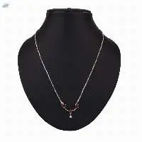 Zirconia CZ Pendant Chain Necklace Jewelry