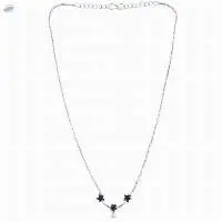 Zirconia CZ Pendant Chain Necklace Jewelry