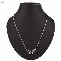 Zirconia CZ Pendant Chain Necklace Jewelry
