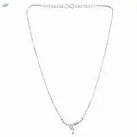Zirconia CZ Pendant Chain Necklace Jewelry
