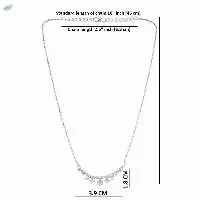 Zirconia CZ Pendant Chain Necklace Jewelry