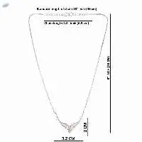 Zirconia CZ Pendant Chain Necklace Jewelry