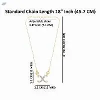 Letter Pendant Chain Necklace Jewelry