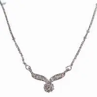 Zirconia CZ Pendant Chain Necklace Jewelry