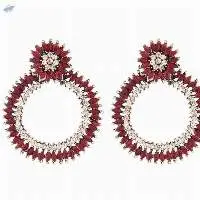 Rhinestone Boho Dangle Statement Earring Set