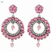 Rhinestone Boho Dangle Statement Earring Set