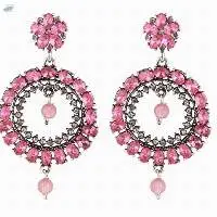 Rhinestone Boho Dangle Statement Earring Set