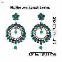 Rhinestone Boho Dangle Statement Earring Set