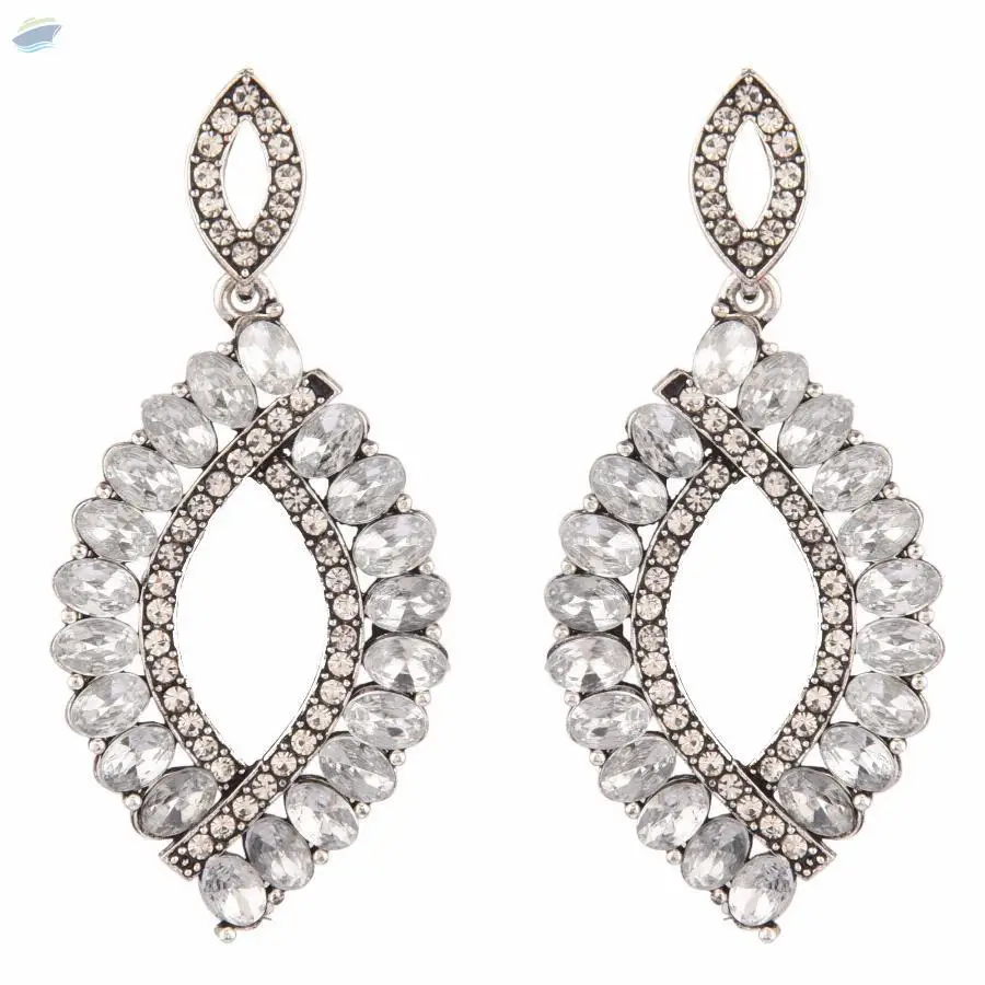 Earrings Leaf Dangle Statement Earring Set