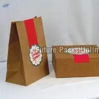 Sticker Kraft Paper Packaging Box