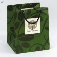 White and Brown Kraft Bag