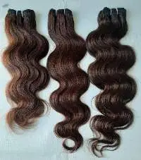 Body Wave Human Hair Extensions In Natural Color