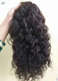 Raw Natural Curly Front Lace Wig