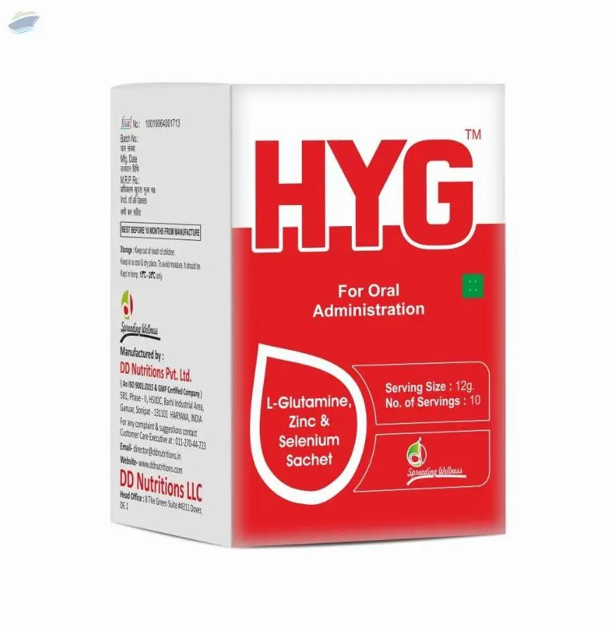 L Glutamine Selenium & Zinc Sachet by D D Nutritions P Ltd. Supplier