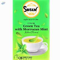 Susen Pure Ceylon Green Tea with Moroccan Mint