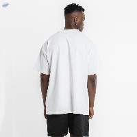 Plain Solid Color White Men T shirt