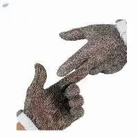 Metal Steel Ring Glove LLC006