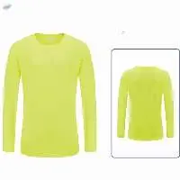 Fluorescent Yellow O-neck T-shirt