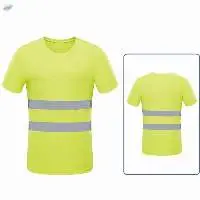 Reflective O-neck T-shirt