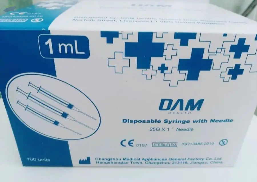 Disposable Syringe With Needle