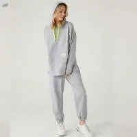 Oversized Hoodie With Neon Drawstring