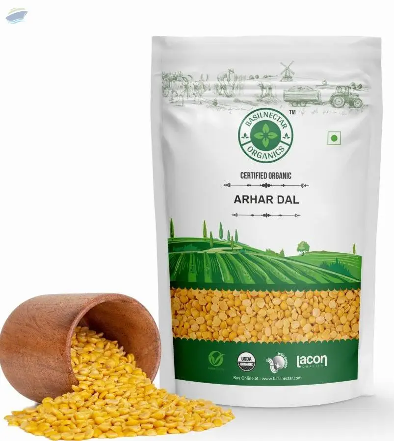 100% Certified Organic Arhar Daal Toor Daal
