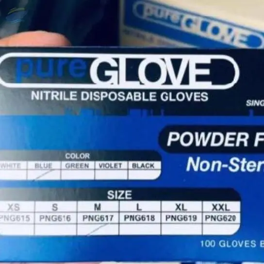 Powder Free Disposable Nitrile Gloves