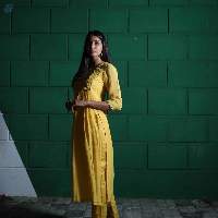 Georgette Kurta With Handwork