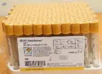 13 X 100 5 ml Gold BD Closure Plastic Tube