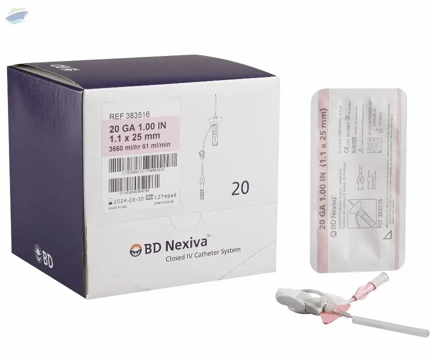 Closed IV Catheter Nexiva 20 Gauge 1