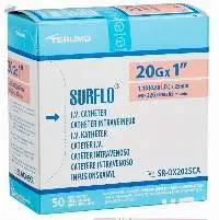 Peripheral IV Catheter Surflo 20 Gauge 1 Inch