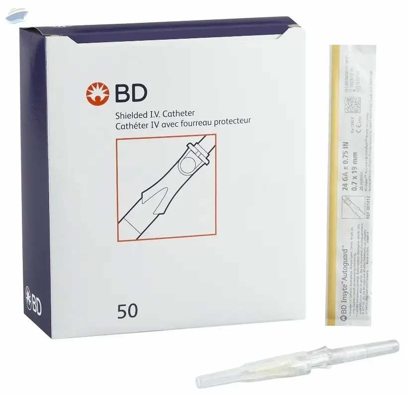 Peripheral IV Catheter 24 Gauge 0.75 Inch