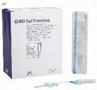 Closed IV Catheter Saf-T-Intima 22 Gauge 0.75