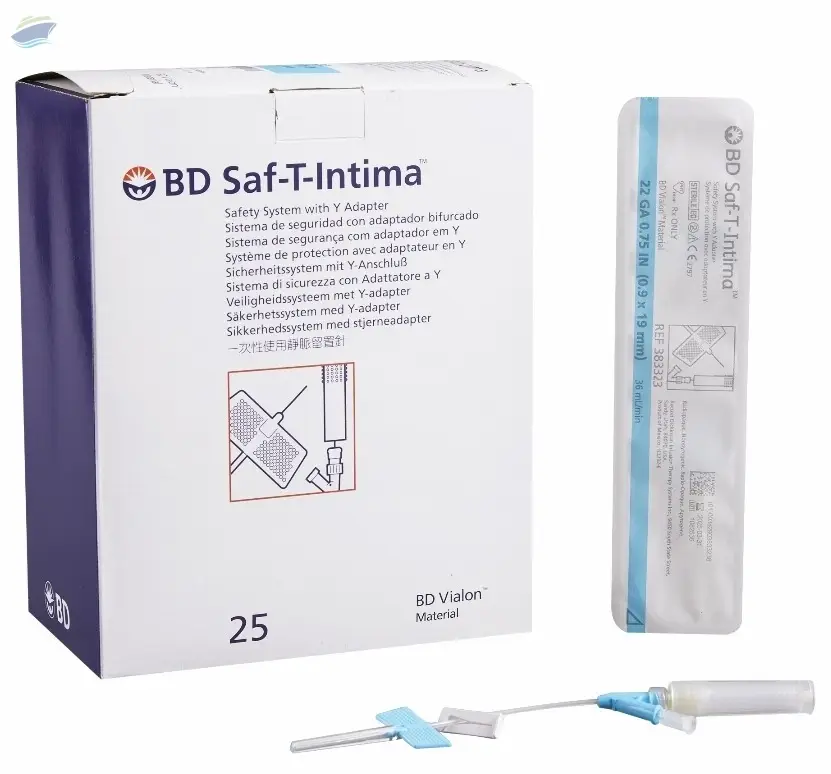 Closed IV Catheter Saf-T-Intima 22 Gauge 0.75