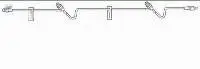 Extension Set 43 Inch Tubing 2 Ports 6.3 mL