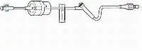 IV Extension Set 19 Inch Tubing 1 Port 3.2 mL