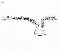 Ventilator Circuit Corrugated Tube Adult