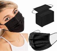 Disposable Face Mask Black ( 50pcs in a package)