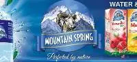 Mountain Spring Water and Juices
