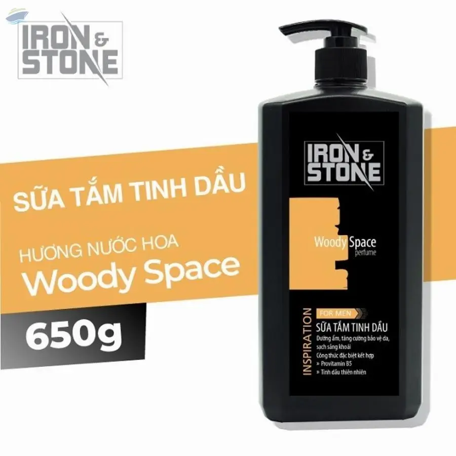 Essential Oil Iron & Stone Shower Gel