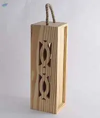 Multipurpose Wood Rack for Wine Bottles
