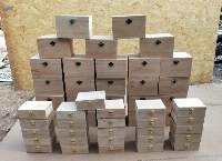 Unfinished High Quality Natural Wood Storage Box